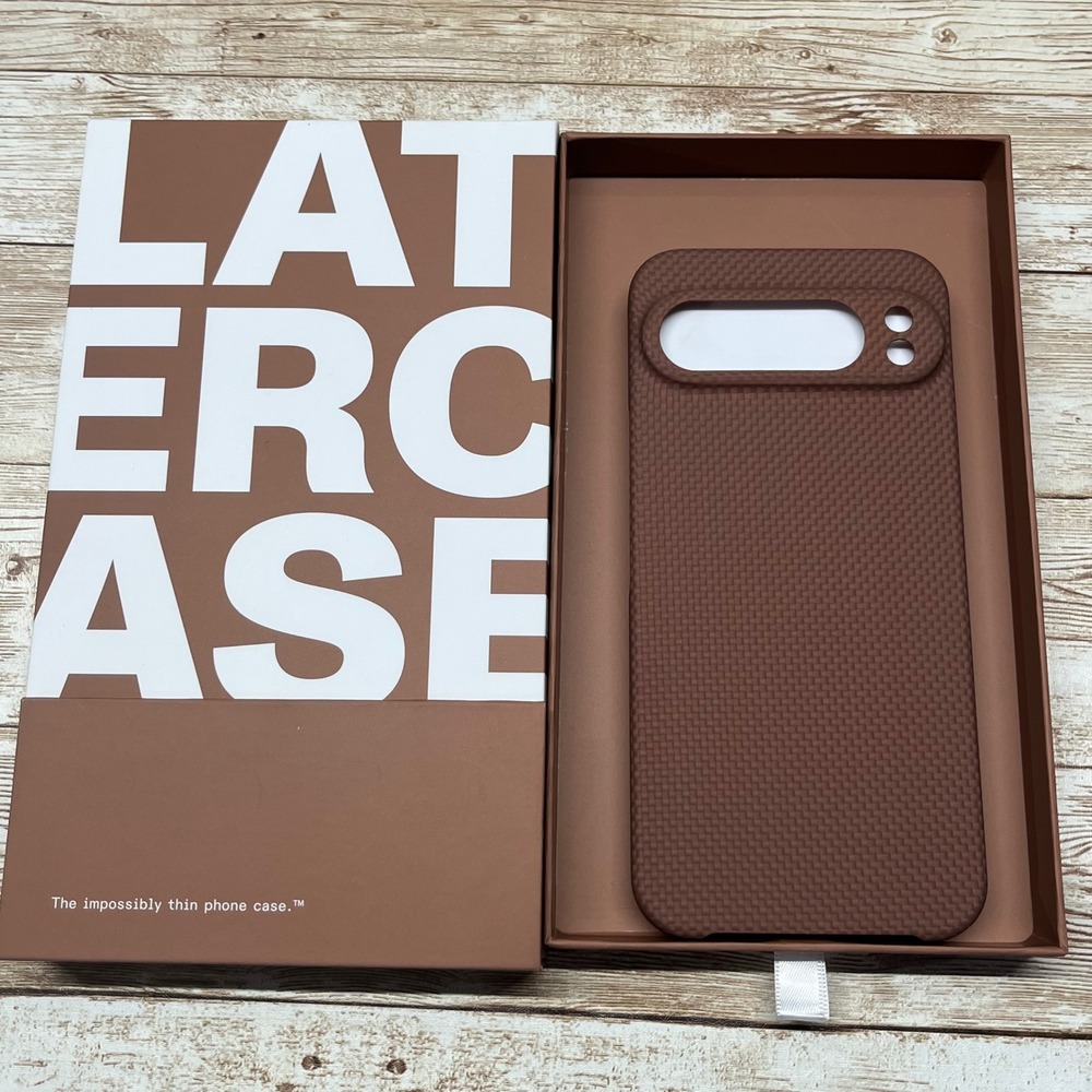 Latercase Pixel 9 Pro XL Coffee Thin Phone Case Featherweight Open Box